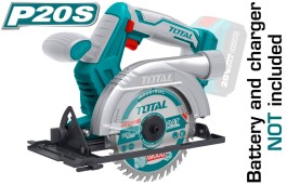 TOTAL LI-ION CIRCULAR SAW 20V 140mm TSLI1401 TOTAL ΔΙΣΚΟΠΡΙΟΝΟ ΞΥΛΟΥ ΜΠΑΤΑΡΙΑΣ ΛΙΘΙΟΥ 20V ΜΕ ΡΥΘΜΙΣΗ ΤΑΧΥΤΗΤΑΣ ΚΑΙ ΜΕ ΣΥΣΤΗΜΑ ΑΝΑΡΡΟΦΗΣΗΣ TSLI1401